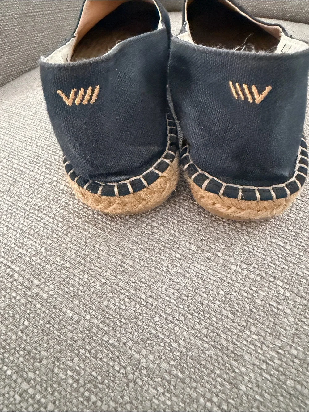Viscata Barceloneta Navy Canvas Espadrille Flats